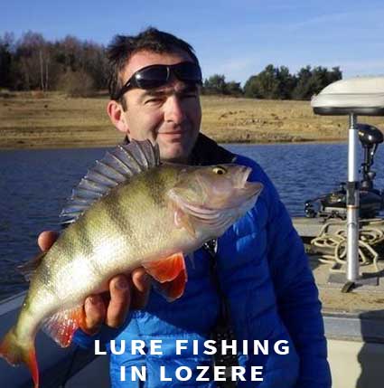 Lure fishing in Lozere